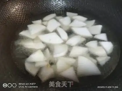 Make radish meatballs step 2