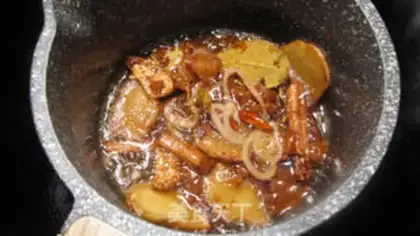 Make A simple version of red meat step 3