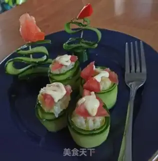 Make Cucumber sushi step 8
