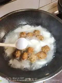 Make radish meatballs step 4