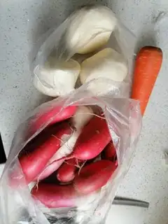 Make Fried radish balls step 0