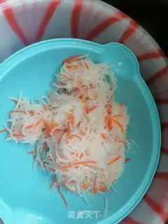 Make Fried radish balls step 3