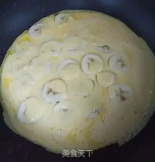 Make Banana omelet step 6