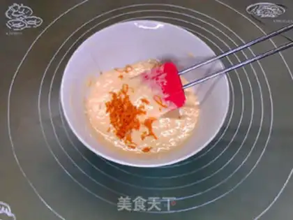 Make Quick-hand orange waffles step 5