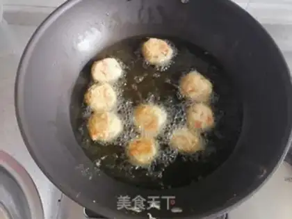 Make Fried radish balls step 8