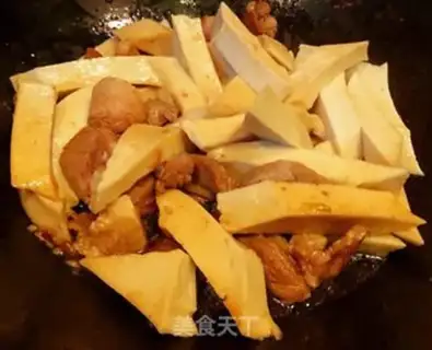 Make A dry pot with tofu step 5