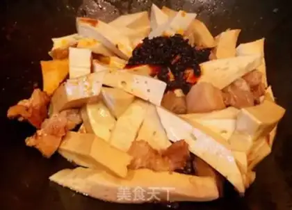 Make A dry pot with tofu step 6
