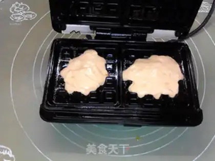 Make Quick-hand orange waffles step 7