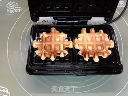 Make Quick-hand orange waffles step 9