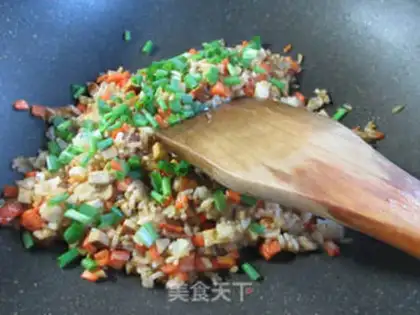 Make Carrot eggs for fried rice step 6