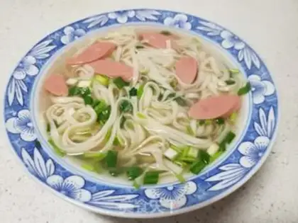 Make Ham sausage noodles step 5