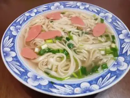 Make Ham sausage noodles step 6