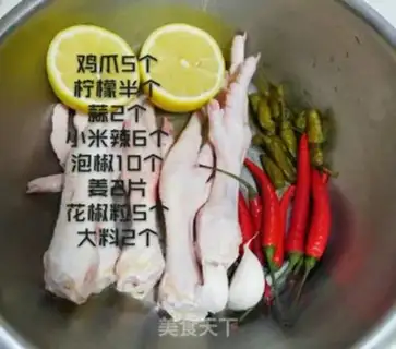 Make Lemon claws step 0