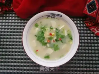Make The lamb soup tofu step 11