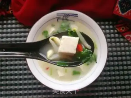 Make The lamb soup tofu step 12