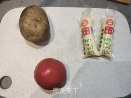Make Home-cooked potatoes burn Japanese tofu step 0
