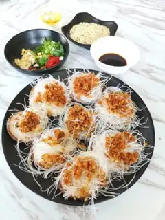 Make Flamingos mushroom nest step 2