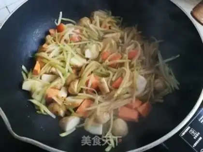 Make radish mashed rice step 2