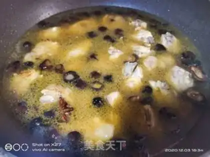 Make Frozen chicken with mushrooms step 5