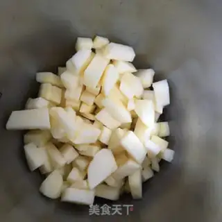 Make Apple sugar rice paste step 3