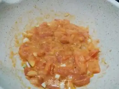Make Home-cooked potatoes burn Japanese tofu step 5