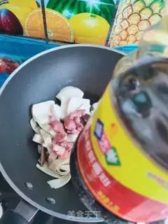 Make Beef mushrooms and bean skin step 8