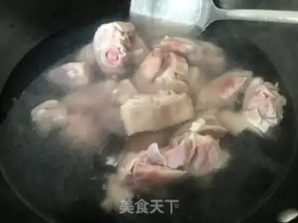 Make Pig-foot ginger step 2