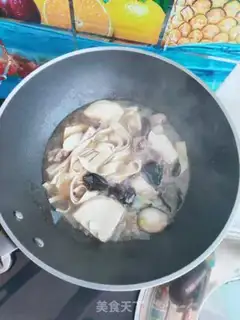 Make Beef mushrooms and bean skin step 11