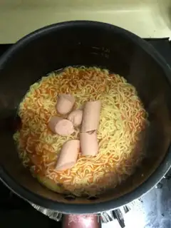 Make Noodles for ham and sausage step 3