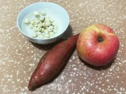 Make Apple-meat-love soup step 0