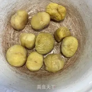 Make Chestnut rice step 1