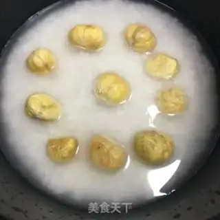 Make Chestnut rice step 2