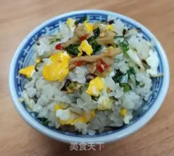 Make ♪ Cream mushroom egg fried rice ♪ step 5