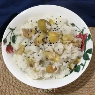 Make Chestnut rice step 7