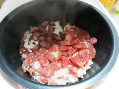 Make Rice with sauce step 7