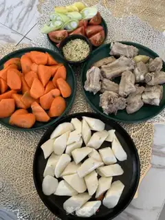 Make Pyramid carrots step 0