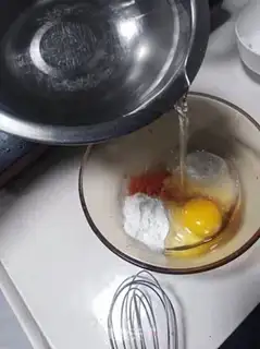 Make Carrot eggcake step 6