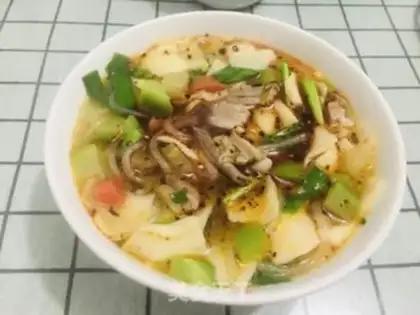 Make The lamb radish for noodles step 8