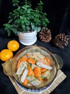 Make Fishcake carrots step 7