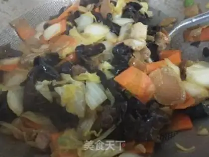Make The cabbage mollusk makes potatoes dry step 4