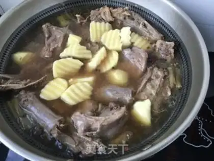 Make Potato stew goose step 17