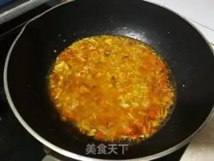 Make Crab noodles step 3