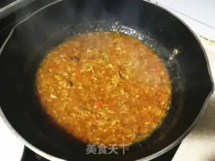 Make Crab noodles step 4