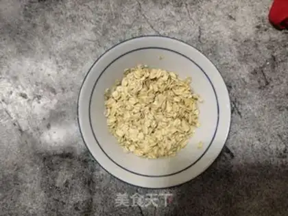 Make Oatmeal walnut mashed beans step 2
