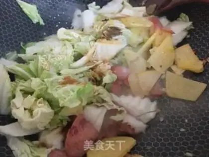 Make Beanie chips for sausage step 4