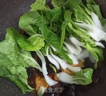 Make Mulberry mushrooms and tofu step 7