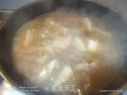 Make Chicken sour stew tofu step 4
