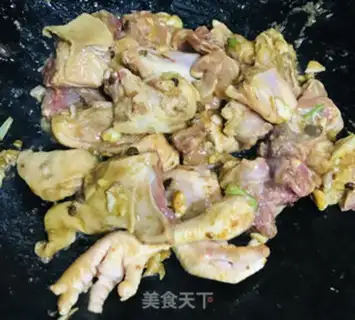 Make Chicken stew mushrooms step 5