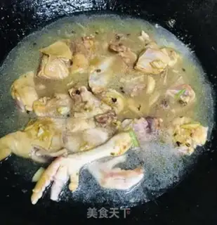 Make Chicken stew mushrooms step 6