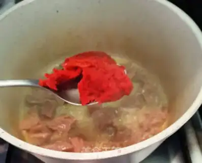 Make Beef stew onions step 14